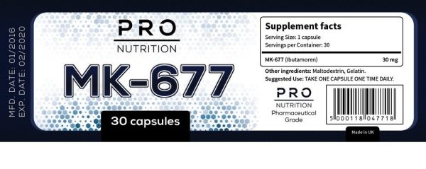 Verpackung MK-677 30mg Pro Nutrition