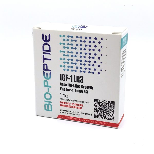 Verpackung IGF-1 LR3 1mg Bio-Peptide