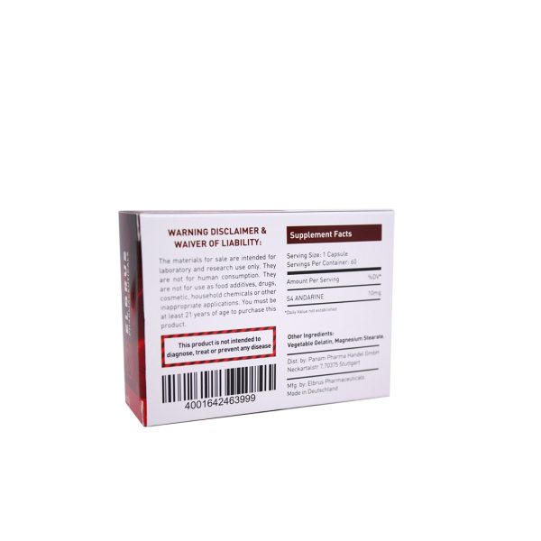 Verpackung S4 (Andarine) 10 mg Elbrus Pharmaceuticals