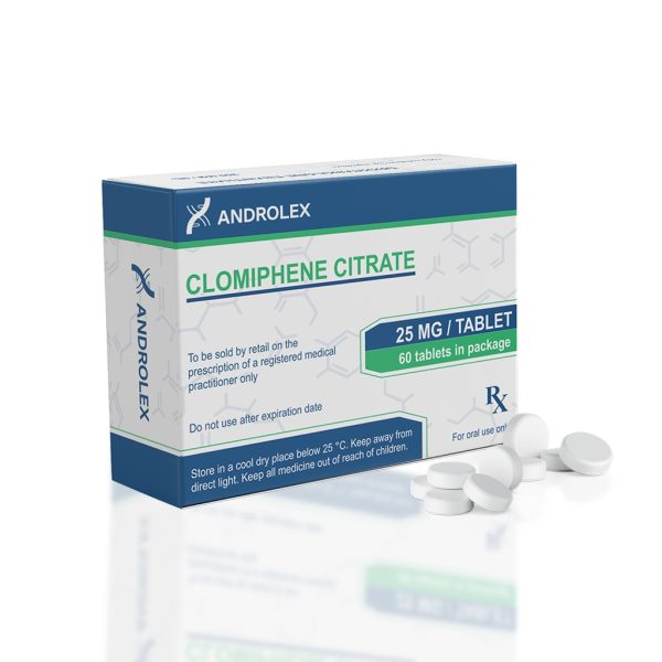 Verpackung Clomiphene Citrate 25 mg Androlex