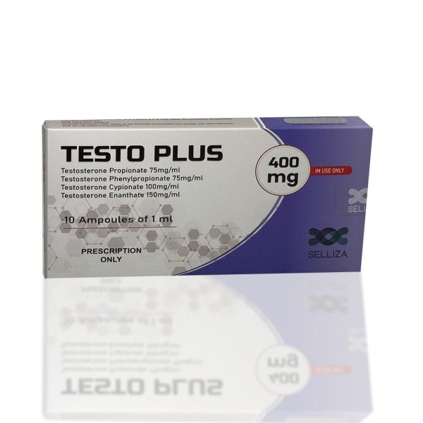 Verpackung Testo Plus 400 mg Selliza Pharma